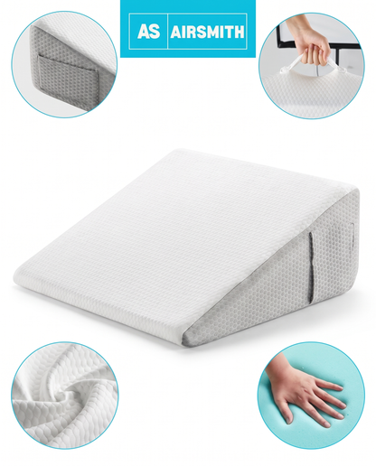 AirSmith Anti-Snoring Wedge Pillow - 50% OFF SALE + Free Silk Eye-Mask